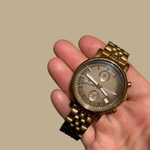 bronze Fossil watch